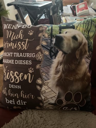 Customer photo review of Seelentröster - Individuelles Kissen