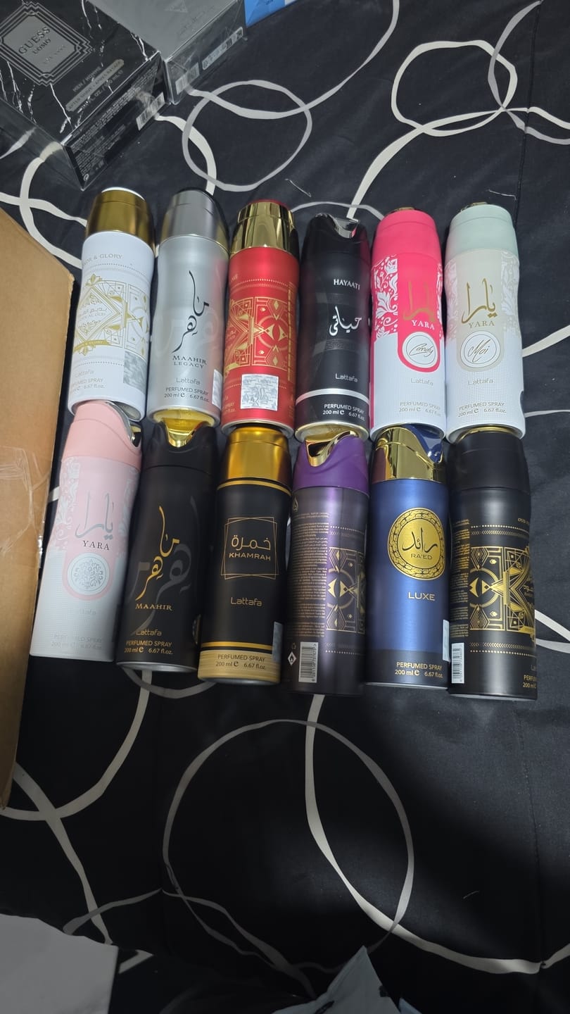 Customer photo review of Lattafa Body Spray 200ML – Assorted Scents