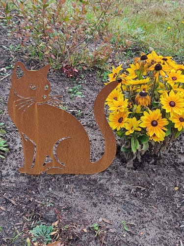 Customer photo review of Gartenstecker Eule