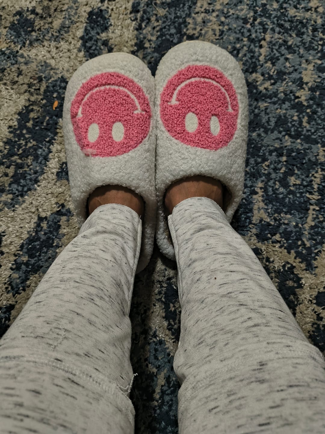 Customer photo review of Happy Face Slippers