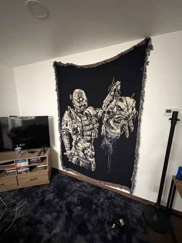 Customer photo review of Head Hunter (Woven Blanket)