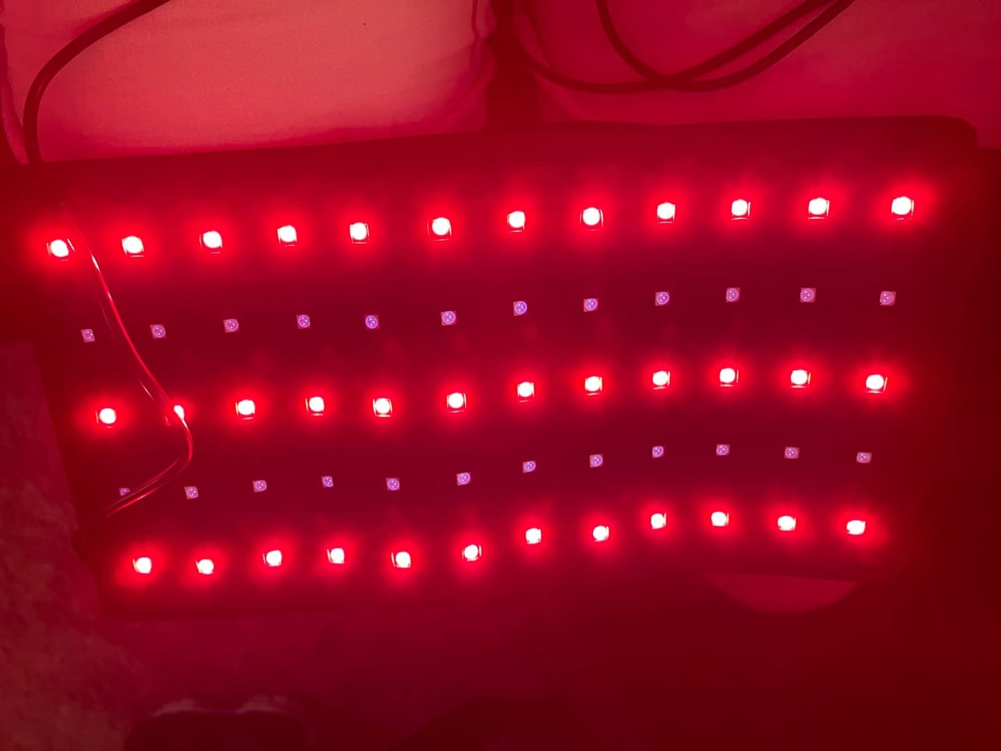 Customer photo review of Nicebeam Red Light Therapy Ultra Pad for Full Body