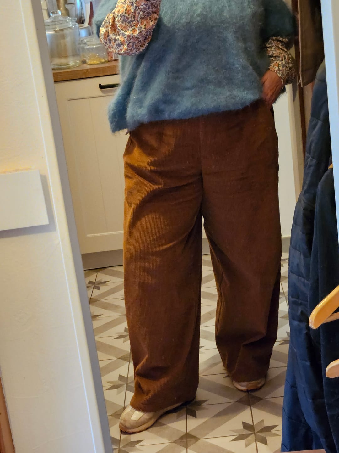 Customer photo review of Pantalon Tom - velours côtelé camel