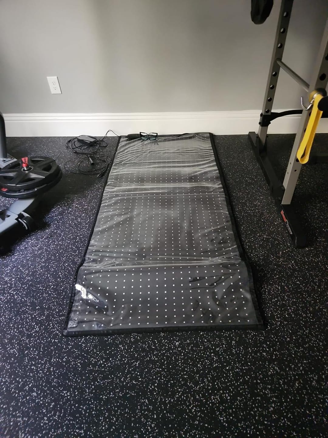 Customer photo review of Nicebeam Full Body Red Light Therapy Mat