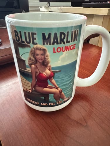 Customer photo review of Personalized White Glossy Mug