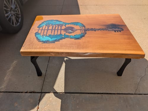 Customer photo review of Bench Legs 118 Faras 16H Modern Steel Furniture