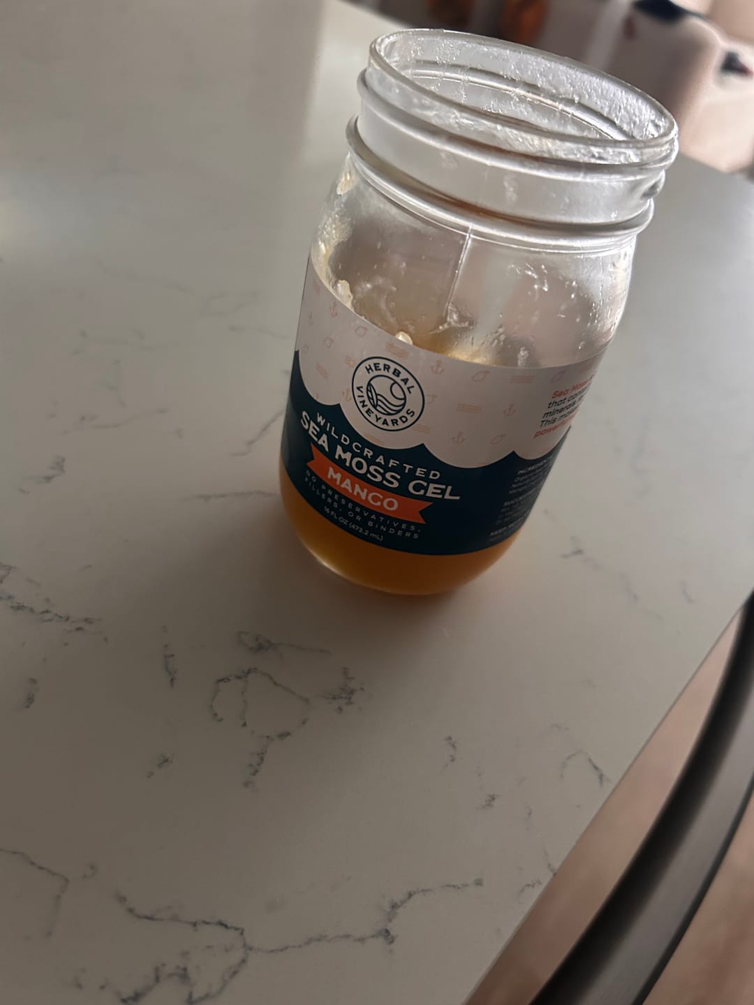 Customer photo review of EXCLUSIVE MANGO SEA MOSS GEL