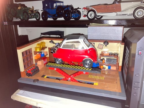 Customer photo review of Retro Auto Repair Shop 749pcs