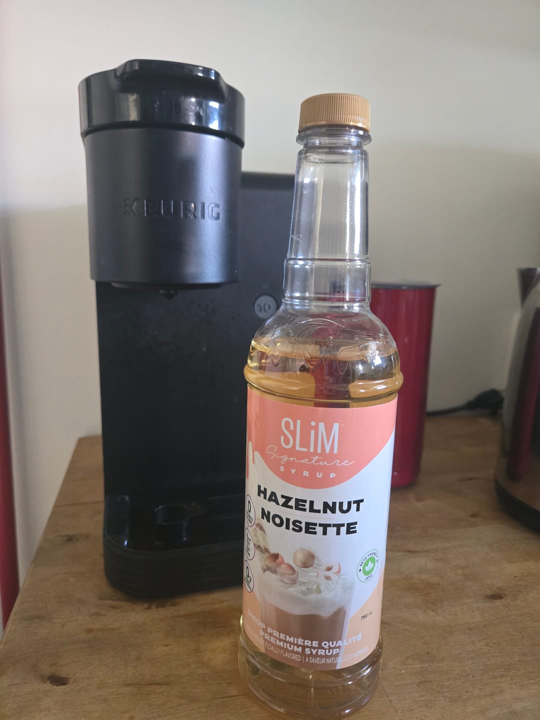 Customer photo review of Slim Syrups - Sugar Free Syrups 750ml