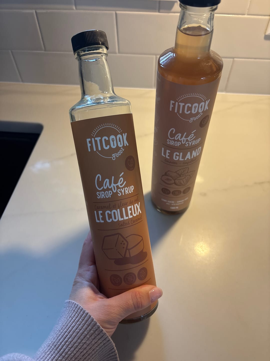 Customer photo review of Fitcook Foodz - Sirop pour Café - 500ml
