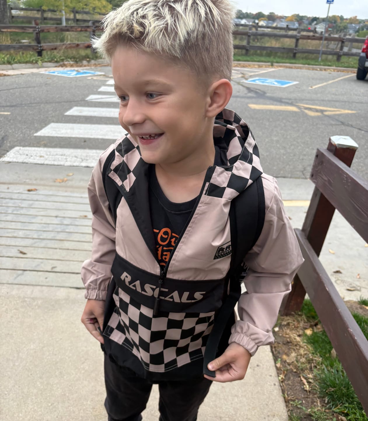 Customer photo review of Pit Crew Jacket- Desert Drift