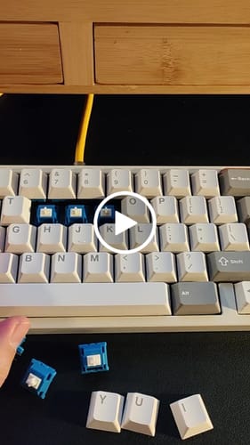 Customer video review of KEYGEEK BRINY LINEAR SWITCH FACTORY LUBED (10PCS)