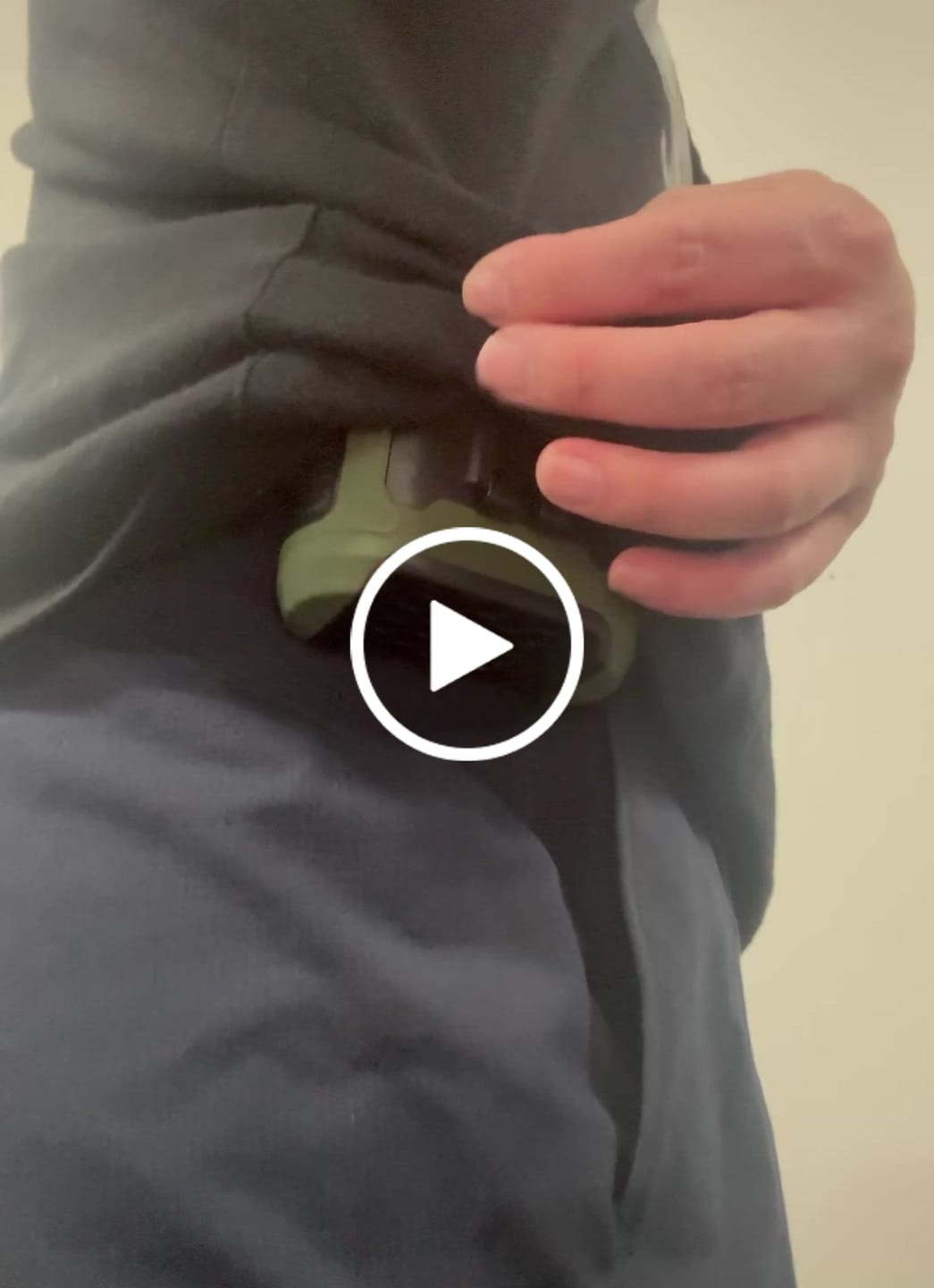 Customer video review of 3-in-1 Waist Fan with Flashlight & Powerbank