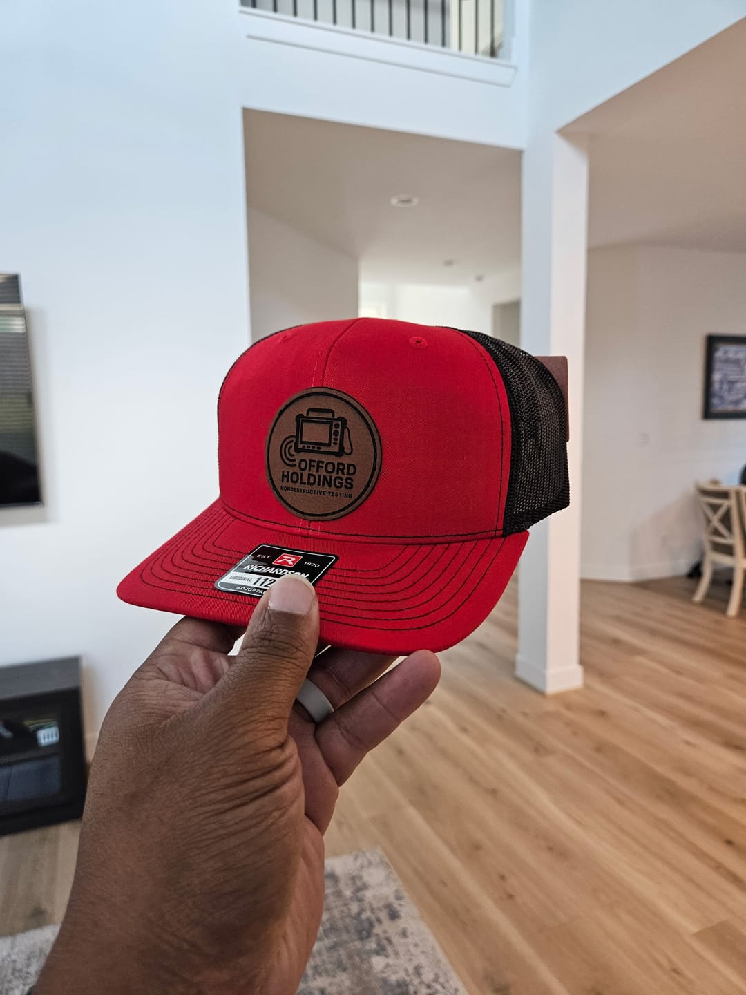 Customer photo review of Custom Trucker Hats