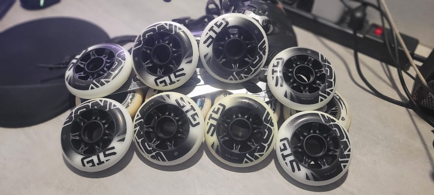 Customer photo review of Generation 15 Inline Speed Skating Wheel