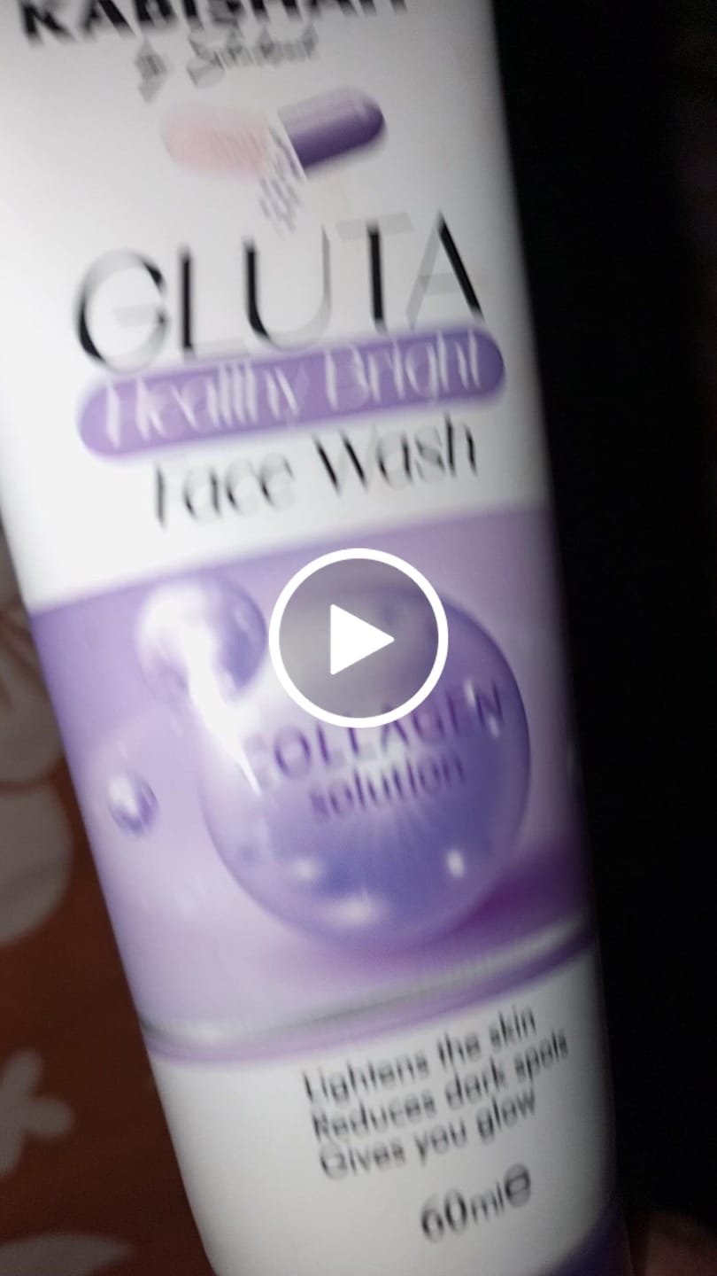 Customer video review of Gluta Healthy Bright Facewash