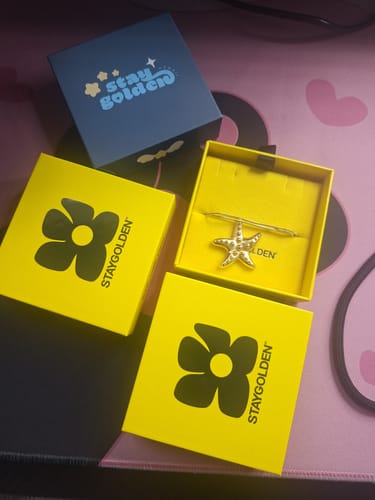 Customer photo review of Starfish Necklace