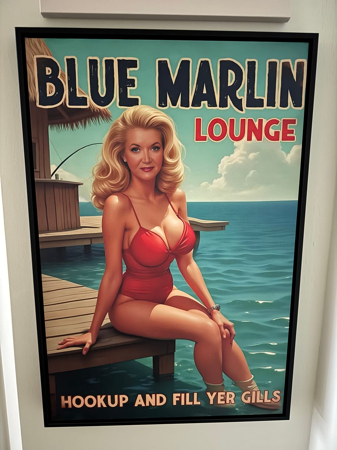 Customer photo review of Personalized Framed Canvas