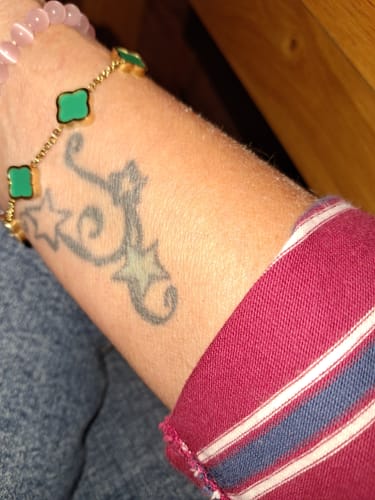 Customer photo review of Celine Clover Bracelet