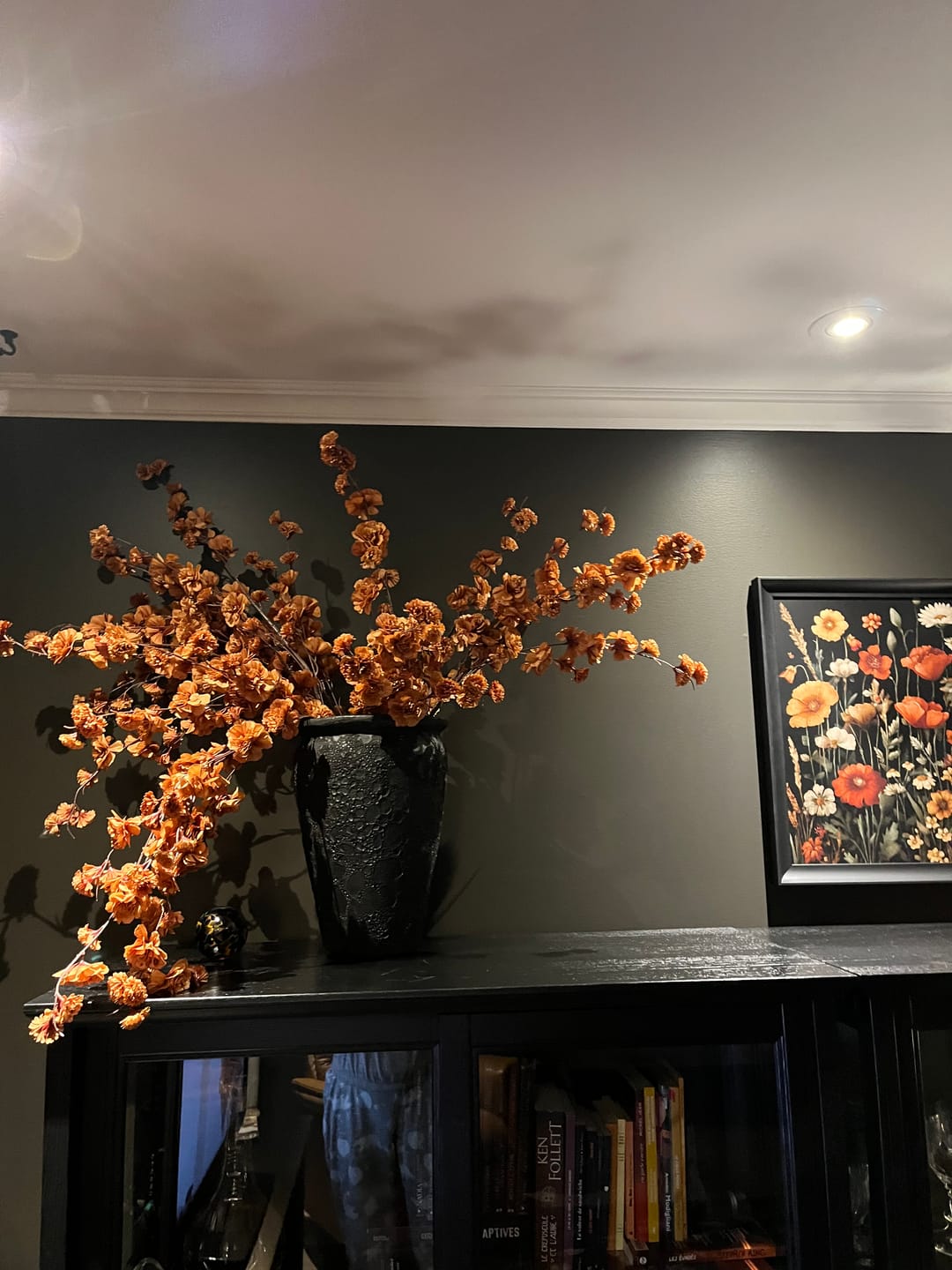 Customer photo review of Cherry Blossom Stem ( Pack Of 3 Stems), High Quality Silk Artificial Flower By DesignedBy The Boss -Fall