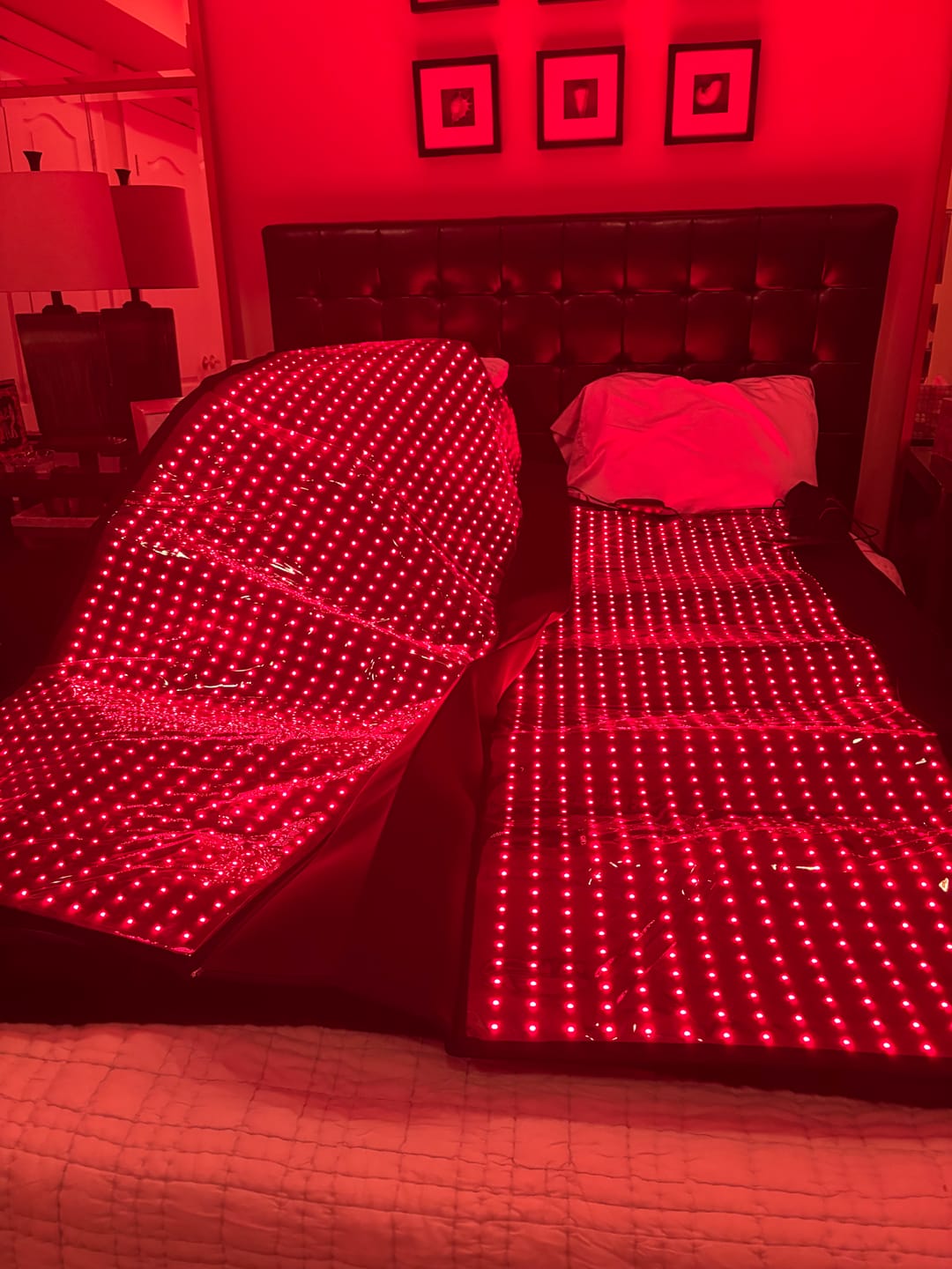 Customer photo review of Nicebeam Full Body Red Light Therapy Bag