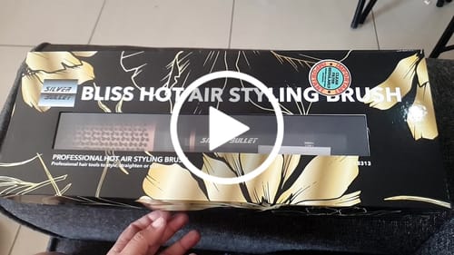 Customer video review of Silver Bullet Bliss Hot Air Hair Styling Brush 1200W