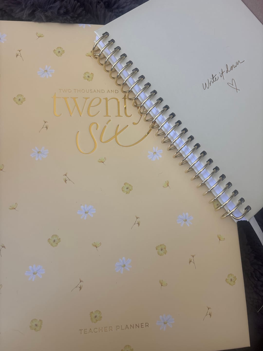 Customer photo review of 'Write it Down' A5 Notebook - Lemon Sorbet
