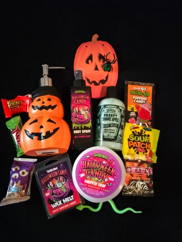 Customer photo review of Pumpkin Soap Dispenser Set