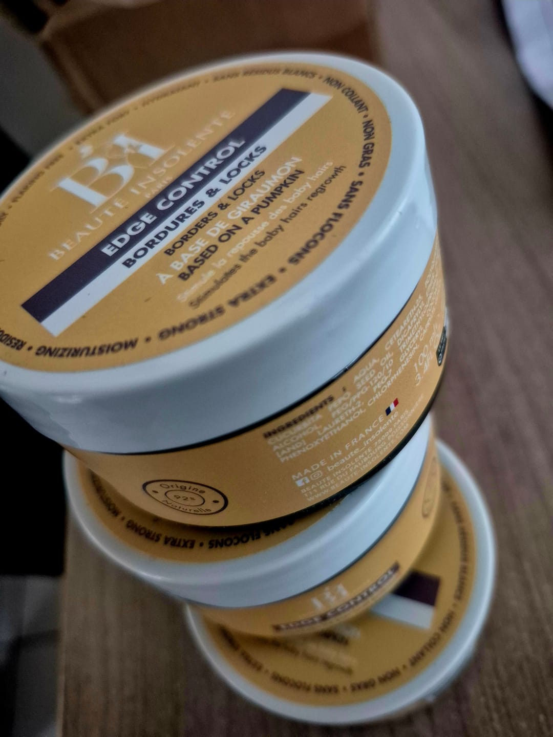 Customer photo review of GEL BORDURE EDGE CONTROL