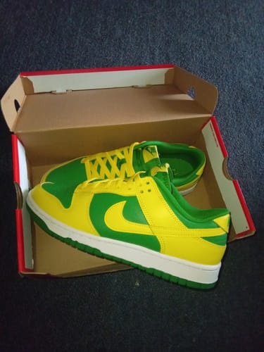 Customer photo review of Nike Dunk Low Retro Reverse Brazil
