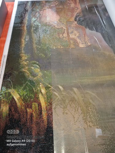 Customer photo review of 5D Diamond Painting – Elefant im Dschungel