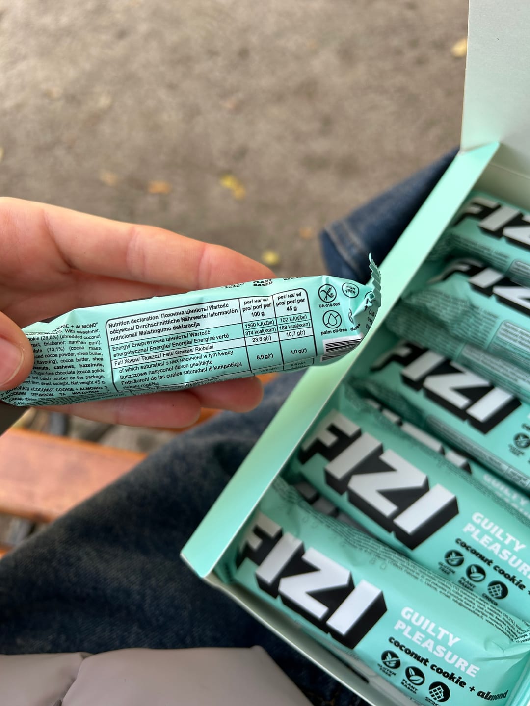 Customer photo review of Coconut cookie + Almond x10 шт.