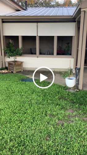 Customer video review of SmartWings Motorized Outdoor Shades 1%/3%/5% Openness