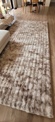 Customer photo review of The Mellow Mat® Snow Mink Faux Fur (Soft Touch Sensory Tatami Rug)