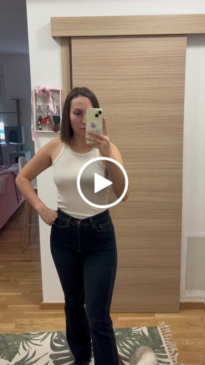 Customer video review of Push-up farmerke sa elastinom 518/1