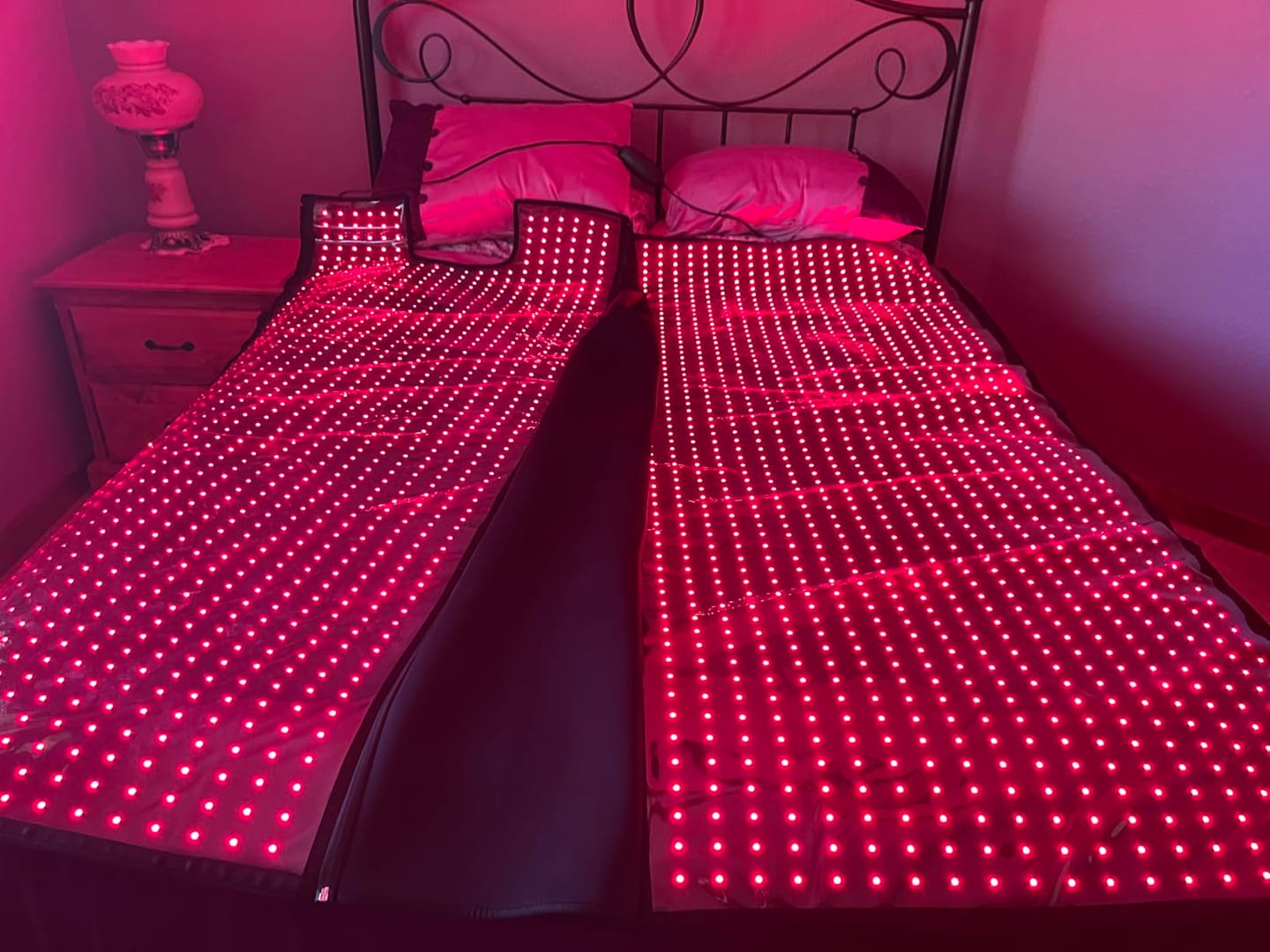 Customer photo review of Nicebeam Full Body Red Light Therapy Bag