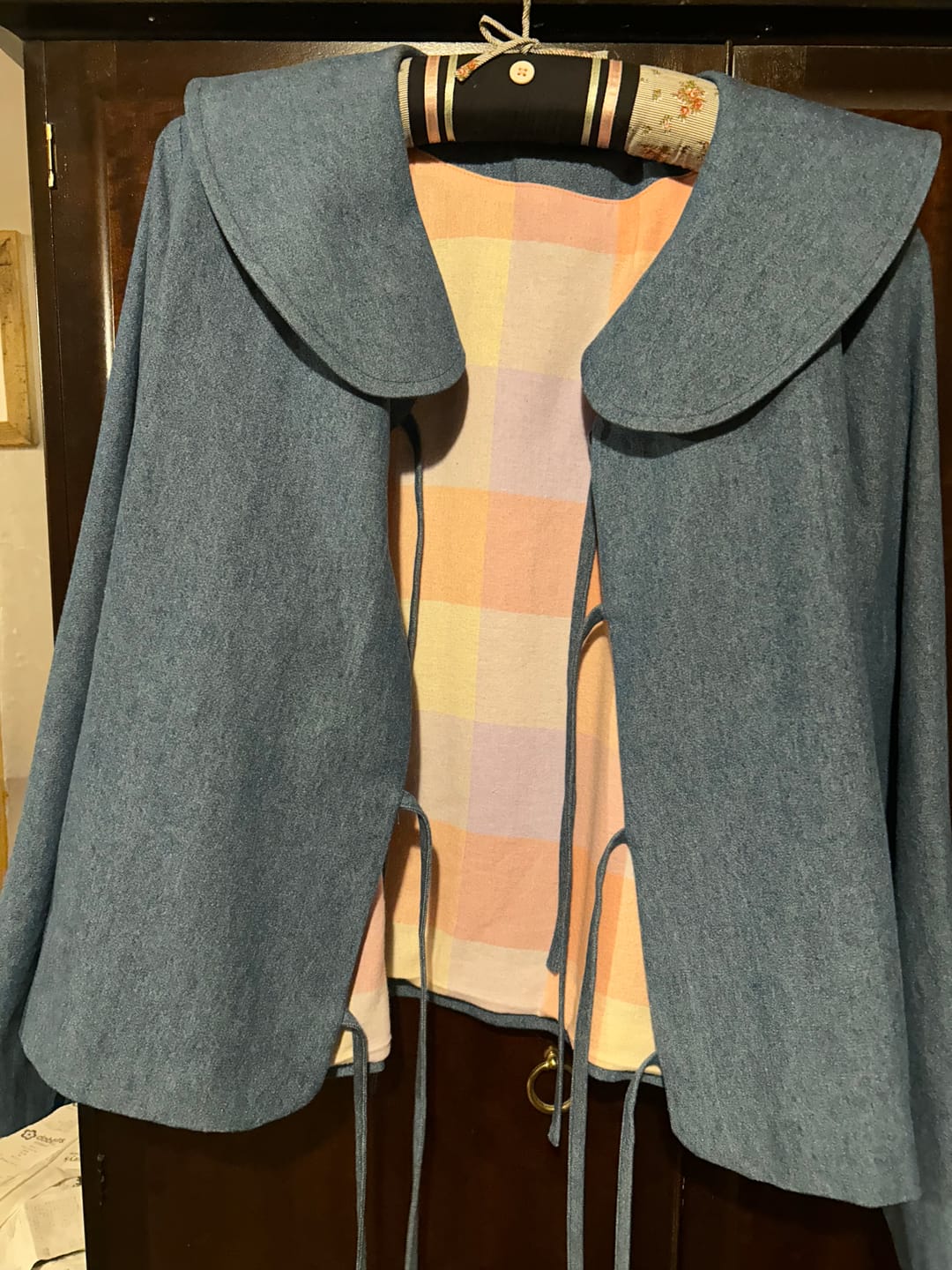 Customer photo review of Pastel Squares Brushed Cotton Fabric