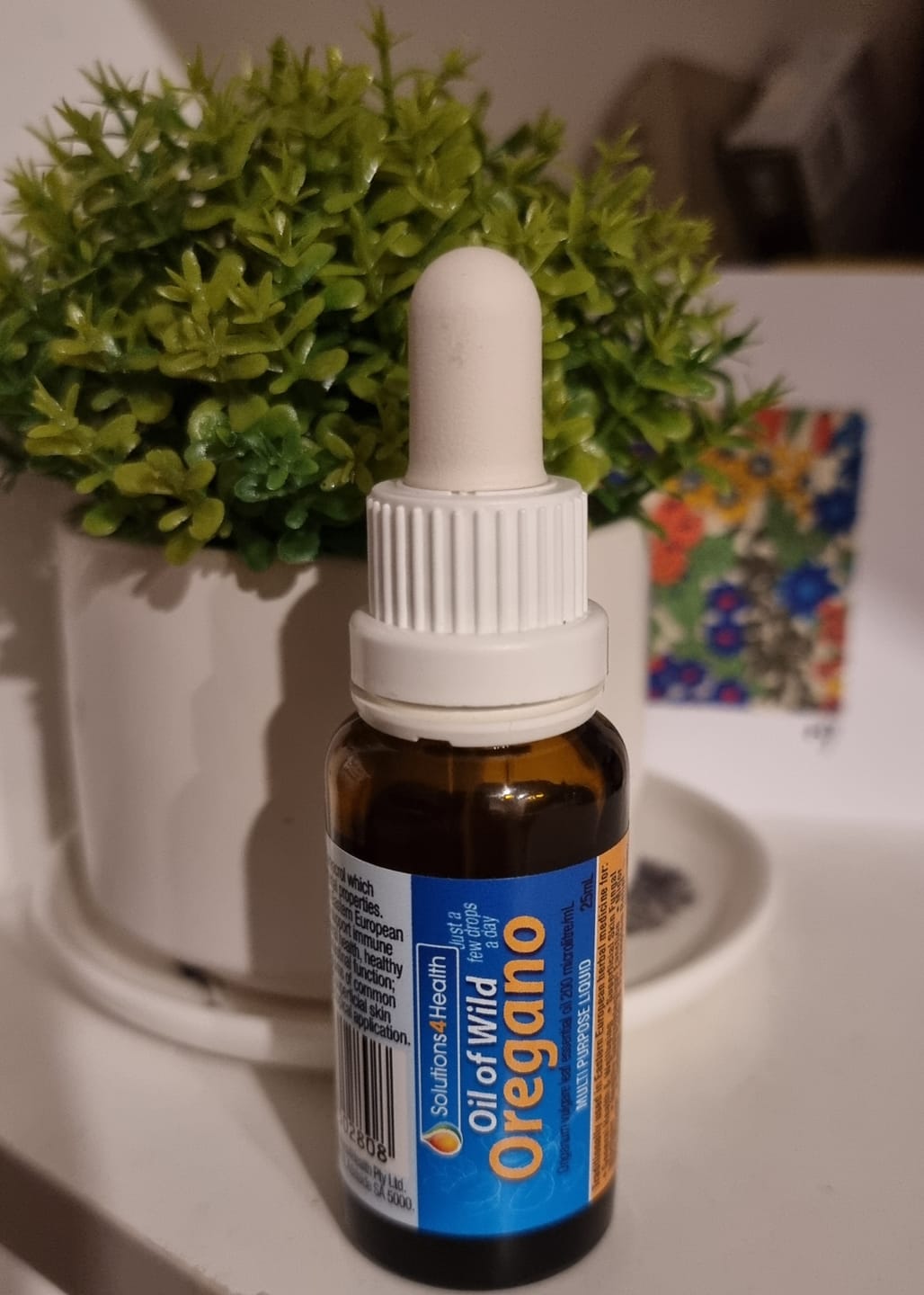 Customer photo review of 50ml Bottle – Oil of Wild Oregano & Olive leaf Extract - Fortified Defence - 3 Bottle Value Buy