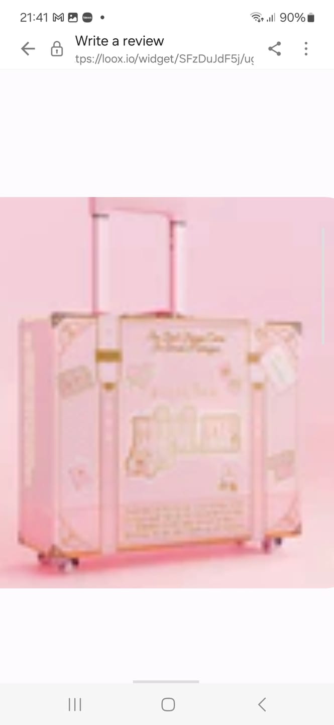 Customer photo review of P. Louise Mini Me Suitcase (Suitcase Only)