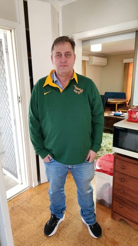 Customer photo review of Springboks Men's Nike LS Rugby Home