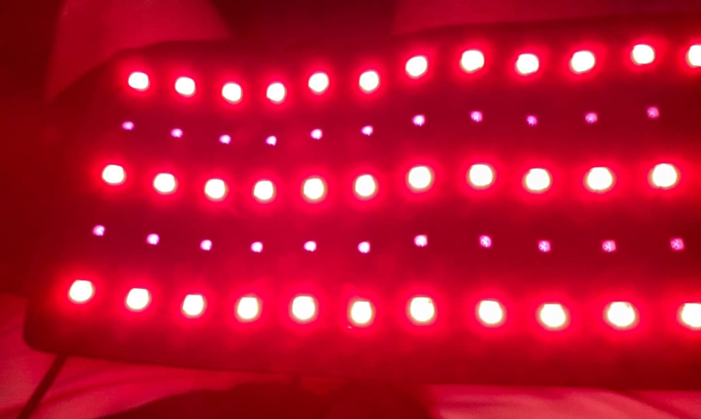 Customer photo review of Nicebeam Red Light Therapy Ultra Pad for Full Body