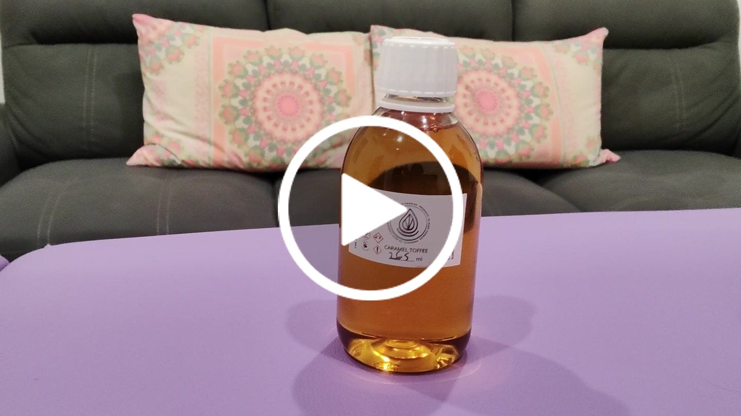 Customer video review of Fragancia CARAMEL TOFEE