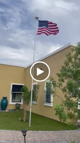 Customer video review of Ultra Heavy Duty American Flag - 2-ply Polyester - Made In USA
