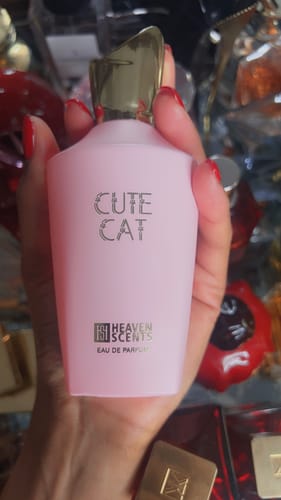 Customer photo review of Cute Cat Perfume for Unisex EAU De Parfum Spray, 3.4 Ounce (100ml)