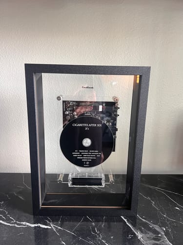 Customer photo review of M1 Music Frame CD Player