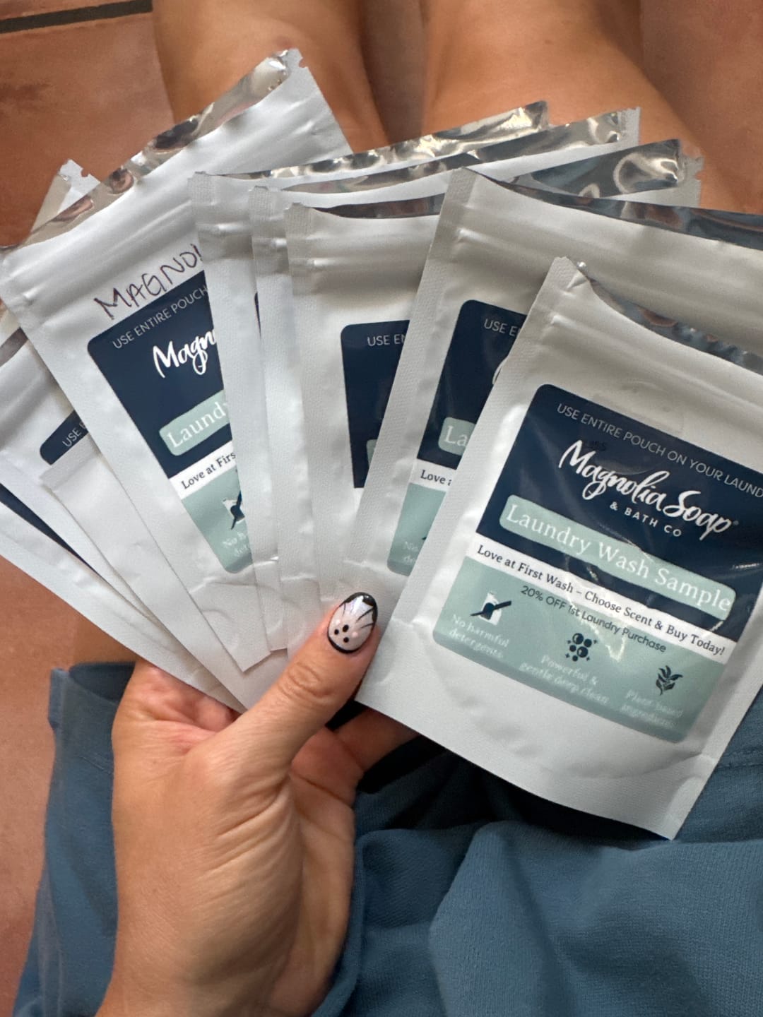 Customer photo review of Laundry Wash Sample 4 Pack