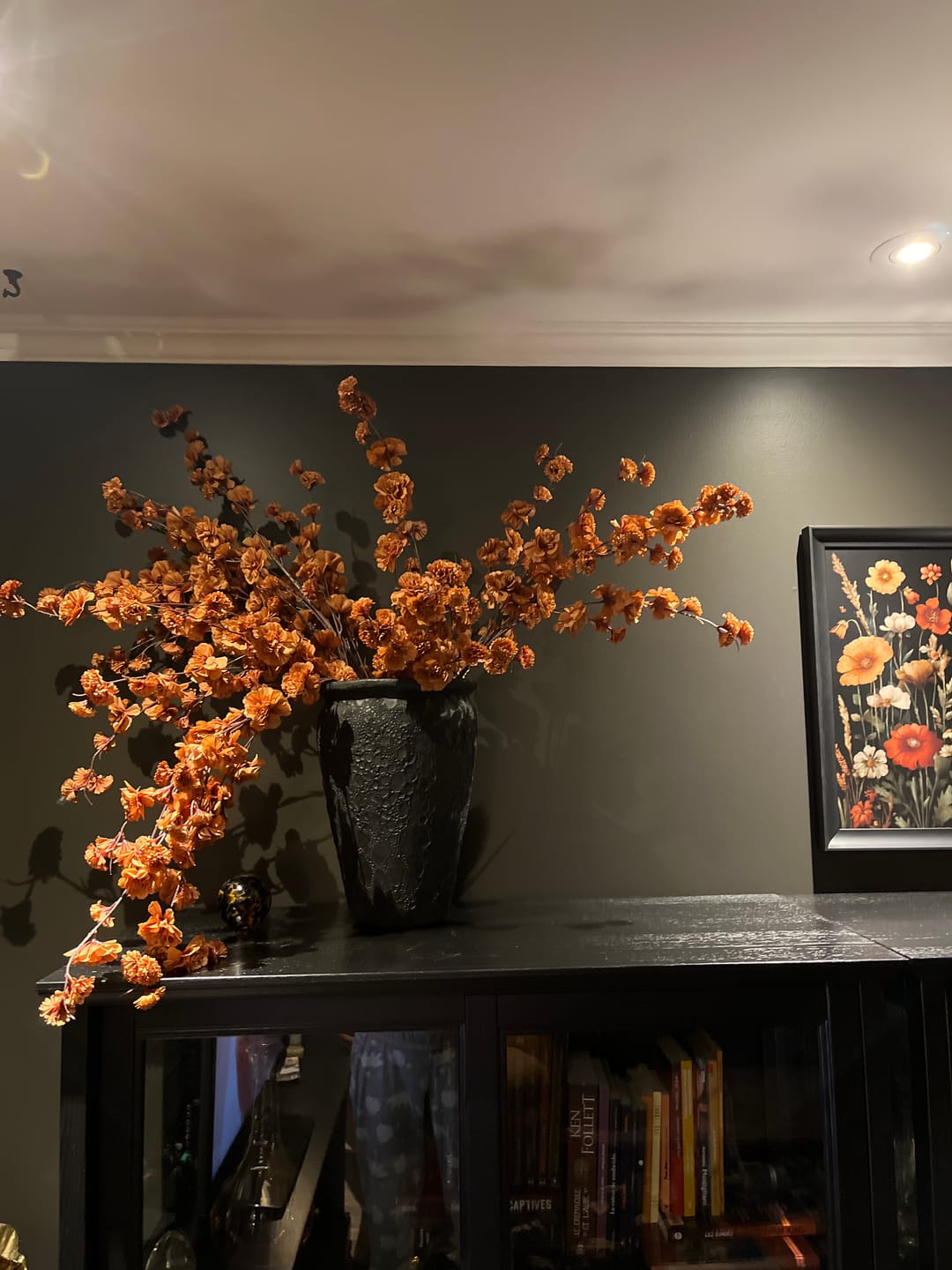 Customer photo review of Cherry Blossom Stem ( Pack Of 3 Stems), High Quality Silk Artificial Flower By DesignedBy The Boss -Fall