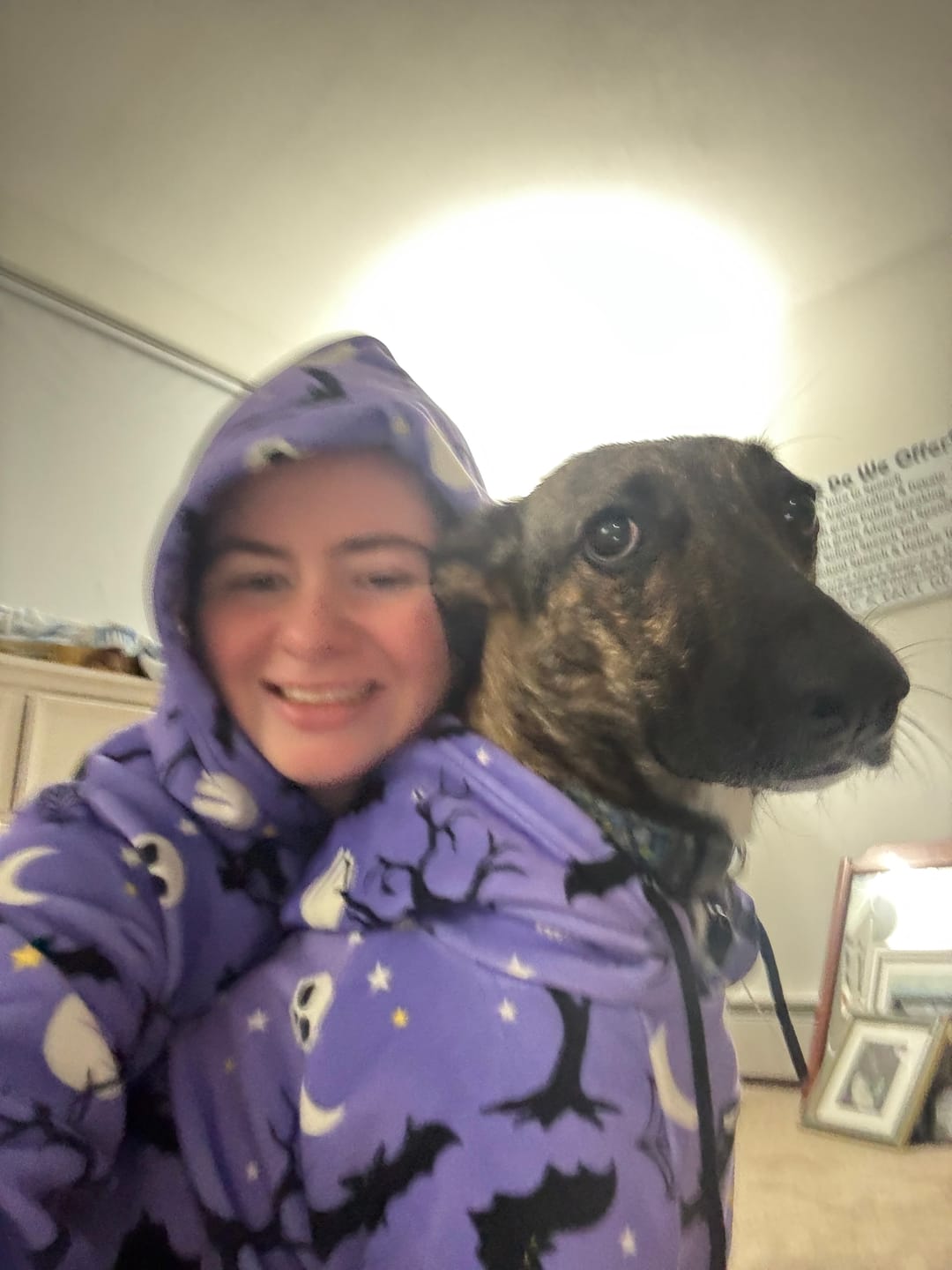 Customer photo review of Halloween Human Hoodie - Purple