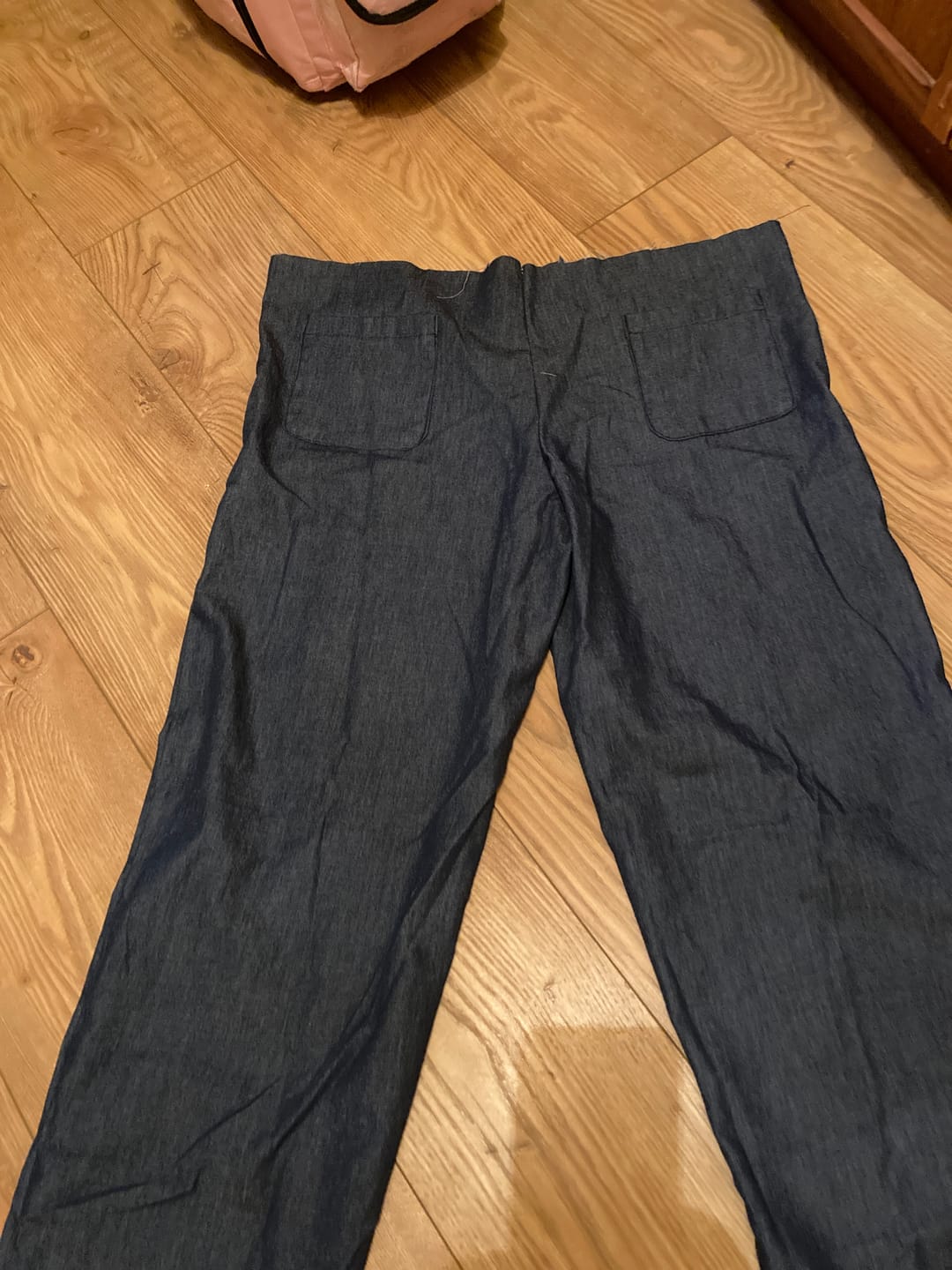 Customer photo review of Lightweight 4oz Washed Denim Fabric
