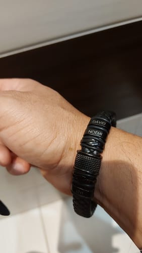 Customer photo review of Bracelet: Black
